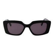 Stijlvolle zonnebril met Kl6125S model Karl Lagerfeld , Black , Dames