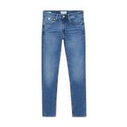 Slim Taper Denim Jeans Calvin Klein , Blue , Heren