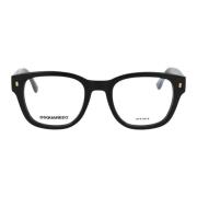 Stijlvolle Optische Bril D2 0065 Dsquared2 , Black , Heren