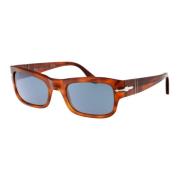 Stijlvolle zonnebril met model 0Po3326S Persol , Brown , Heren