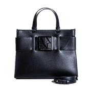 Zwarte handtas met schouderband Armani Exchange , Black , Heren