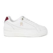 Elevated Court Sneakers Herfst/Winter Collectie Tommy Hilfiger , White...