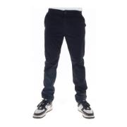 Blauwe Katoenen Ritsbroek met Zakken Lyle & Scott , Blue , Heren