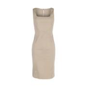 Pre-owned Cotton dresses Dolce & Gabbana Pre-owned , Beige , Dames