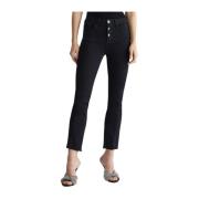 Denim Zwarte Broek Liu Jo , Black , Dames