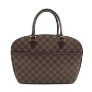 Pre-owned Canvas handbags Louis Vuitton Vintage , Brown , Dames