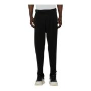 Slim Fit Broek met Rits- en Knoopsluiting John Richmond , Black , Here...