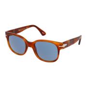 Stijlvolle zonnebril met model 0Po3257S Persol , Brown , Heren