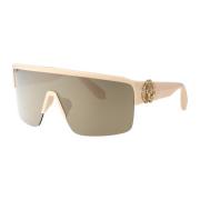 Stijlvolle zonnebril Src037M Roberto Cavalli , Beige , Dames