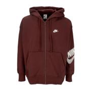 Bruine Bedrukte Hoodie Nike , Brown , Dames