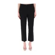 Zwarte Chino Broek Patrizia Pepe , Black , Dames