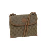 Pre-owned Canvas gucci-bags Gucci Vintage , Beige , Dames