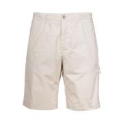 Katoenen Bermuda Shorts Aspesi , Beige , Heren