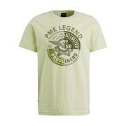 Korte Mouw R-hals Jersey T-shirt PME Legend , Yellow , Heren