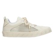 Dames Beige Geperforeerde Sneakers voor de Zomer ES 8 Er00113250 Estro...