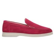 Roze Suède Loafers voor Dames Er00112915 Estro , Pink , Dames