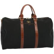 Pre-owned Fabric handbags Valentino Vintage , Black , Dames