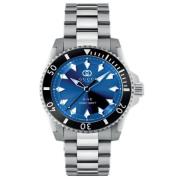 40 mm roestvrijstalen kast met zwarte keramische lunet Gucci , Blue , ...