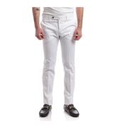 Slim Fit Broek PT Torino , White , Heren