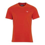 Essentiële Sports T-Shirt Barbour , Orange , Heren