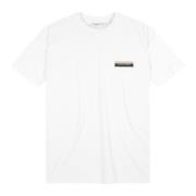 Witte T-shirts Calvin Klein , White , Heren