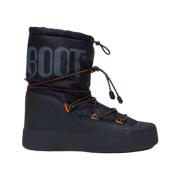 Track Polar Laarzen met Logo Print Moon Boot , Black , Heren