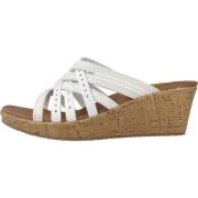 Hot Spring Wedges Skechers , White , Dames