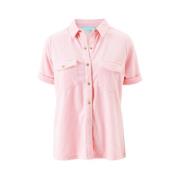 Roze Terry Shirt Tori Lounge Collectie Melissa Odabash , Pink , Dames