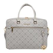 Elegante Business Tas met Logoprint Carlo Colucci , Gray , Heren