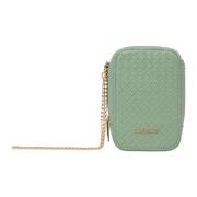 Stijlvolle Geweven Mini Tas Carlo Colucci , Green , Dames