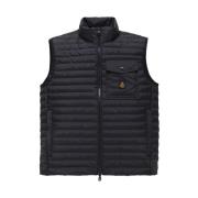 Heren Mouwloos Puffer Vest RefrigiWear , Black , Heren