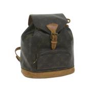 Pre-owned Canvas backpacks Louis Vuitton Vintage , Brown , Dames