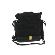 Pre-owned Satin gucci-bags Gucci Vintage , Black , Dames