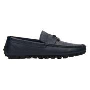 Heren Marineblauwe Loafers gemaakt van Echt Leer Er00112572 Estro , Bl...