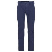 Navy Blauwe Slim Fit Chinos Jacob Cohën , Blue , Heren