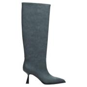 Grijze Kniehoge Stiletto Laarzen Er00113873 Estro , Gray , Dames