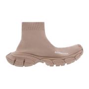 3Xl Sock Knit Balenciaga , Beige , Dames