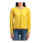 Gebreide Cardigan voor Vrouwen Liu Jo , Yellow , Dames