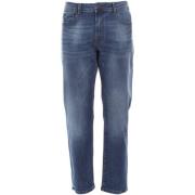 Denim Jeans met schone lijnen YES ZEE , Blue , Heren