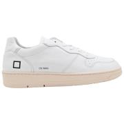 Witte Court Sneakers D.a.t.e. , White , Heren