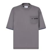 Grijze T-shirts & Polos voor Heren Ss24 Sacai , Gray , Heren