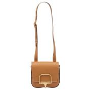 Pre-owned Leather shoulder-bags Hermès Vintage , Brown , Dames