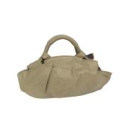 Pre-owned Leather handbags Loewe Pre-owned , Beige , Dames