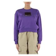 Katoen Logo Sweater Karl Lagerfeld , Purple , Dames