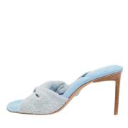 Pre-owned Fabric sandals Jacquemus Pre-owned , Blue , Dames