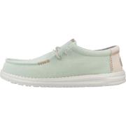 Geveterde Schoenen Wally Coastline Jute Hey Dude , Green , Heren