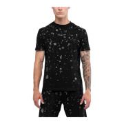 Katoenen T-shirt My Brand , Black , Heren