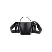 Pre-owned Leather shoulder-bags Acne Studios Pre-owned , Black , Dames