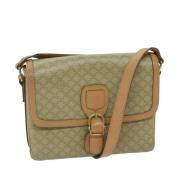 Pre-owned Canvas shoulder-bags Celine Vintage , Beige , Dames