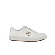 Witte stoffen sneakers Acbc , White , Heren